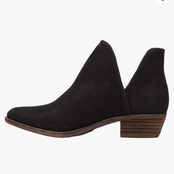 LUCKY BRAND Black Ankle Boots, Sz 7.5 - Picture 2 of 7
